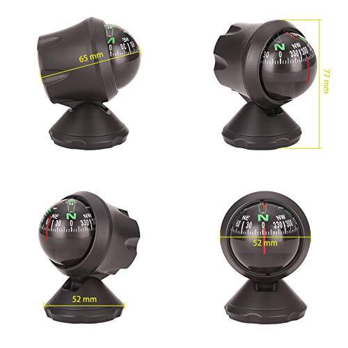 Golf Cart Compass Dash Mount Adjustable Navigation Direction Pointing Guide