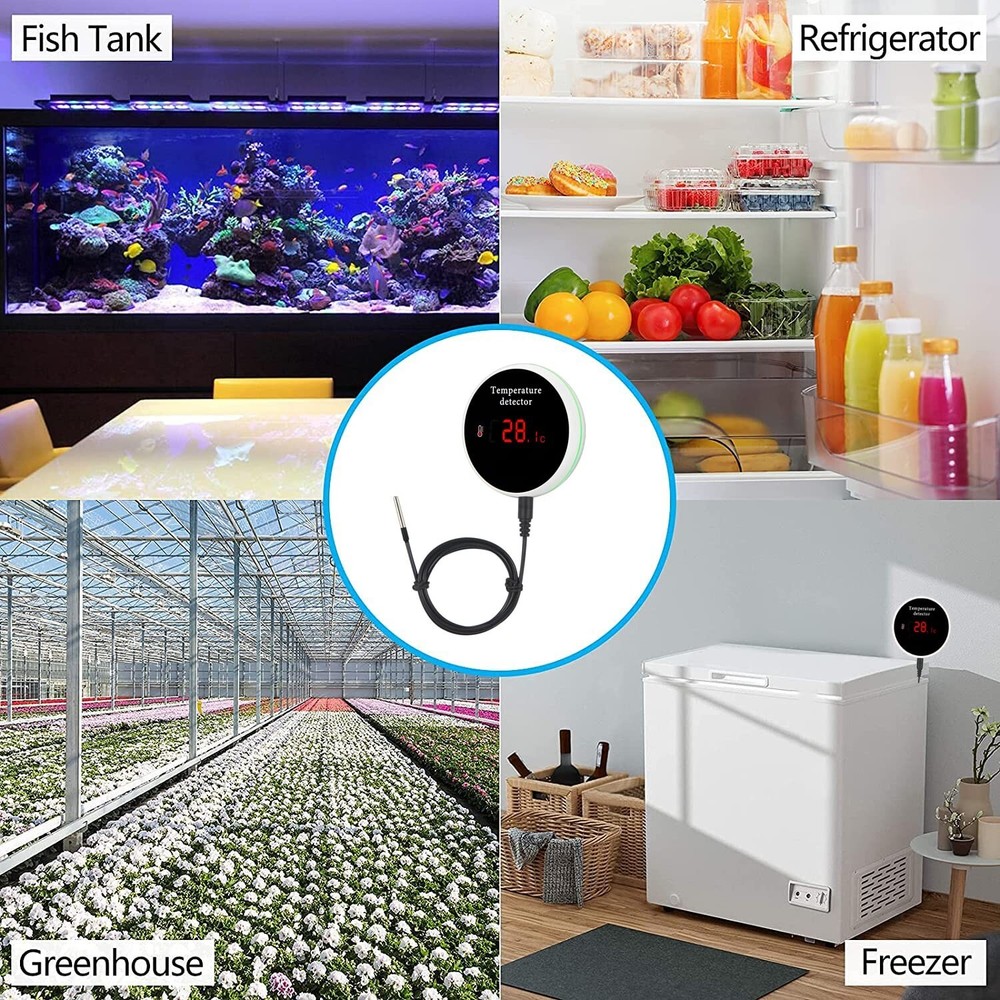 WiFi Temperature Sensor Smart Thermometer: Digital Temperature Moni... Fast Ship