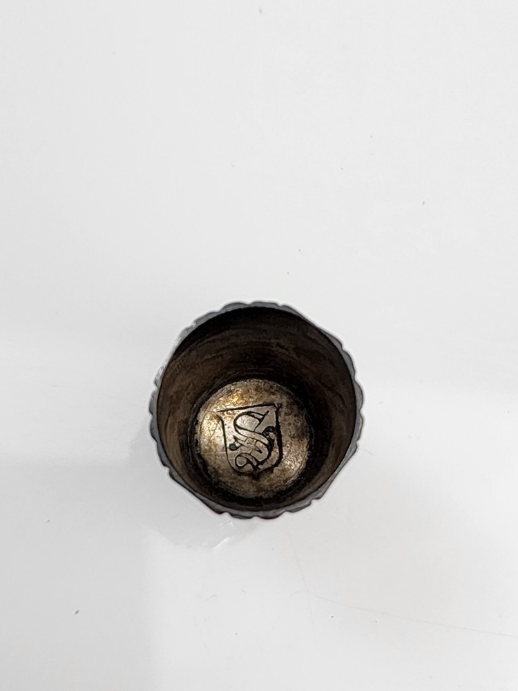 Antique Sterling SIMON BROS Sewing Thimble Victorian Era