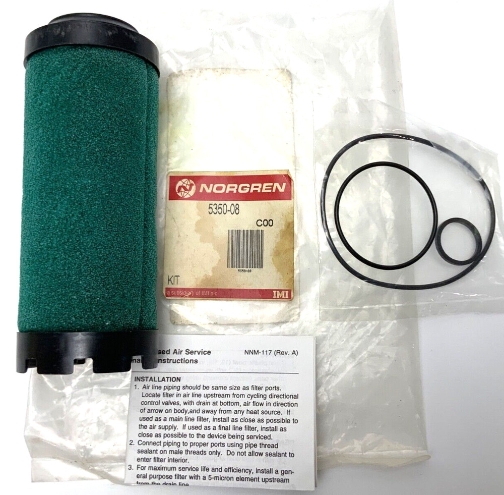 NEW NORGREN 5350-08 FILTER REPAIR KIT