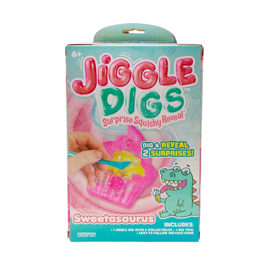Jiggle Digs Sweetasaurus Surprise Squishy Reveal Kit