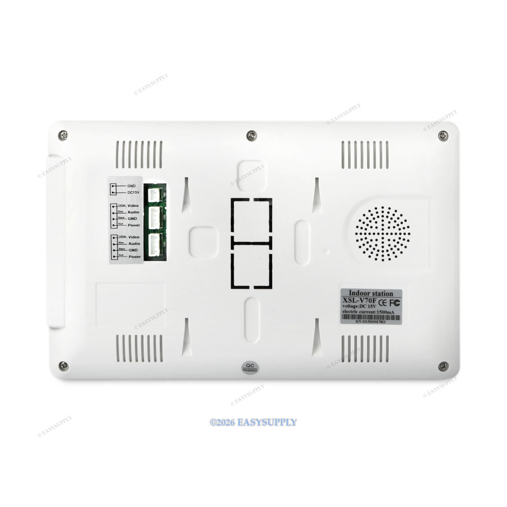 7inch Video Door Entry Security Intercom Electric Lock Supported for House/ Flat