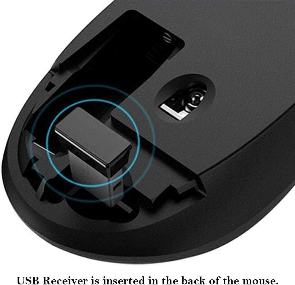 Miracase Comfortable 2.4 Ghz Long Range Silent Wireless Mouse | 1600 DPI | 30Ft