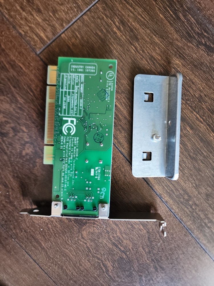 Smart Modular Technologies 56K PCI Ethernet Network Adapter Modem Model 90109-2