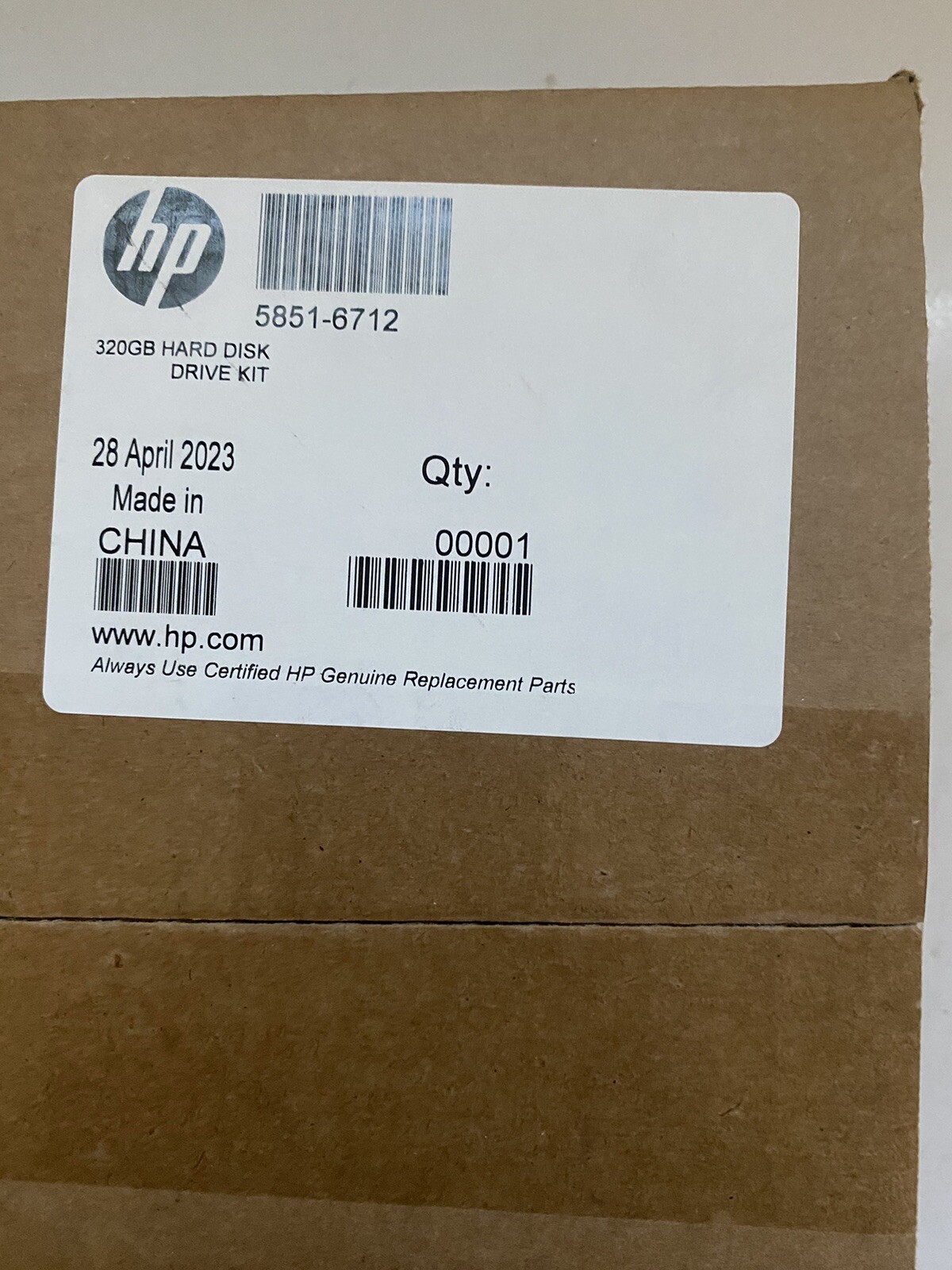 HP 5851-6712 Secure High Performance Hard Disk Drive 320GB Genuine New