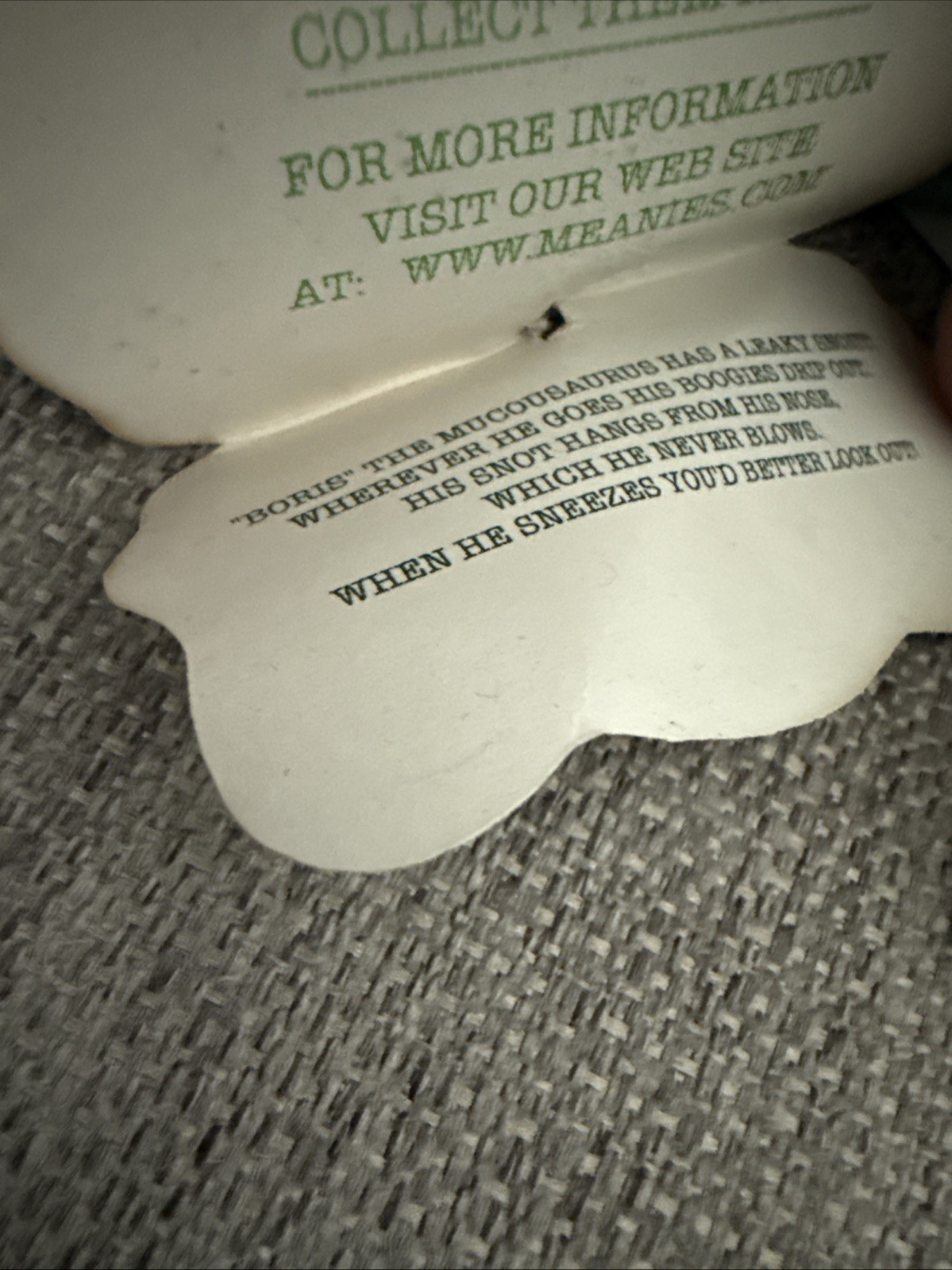 Lot Of Three Infamous Meanies Collection - Mike Bison, Jerry Stinger And Boris