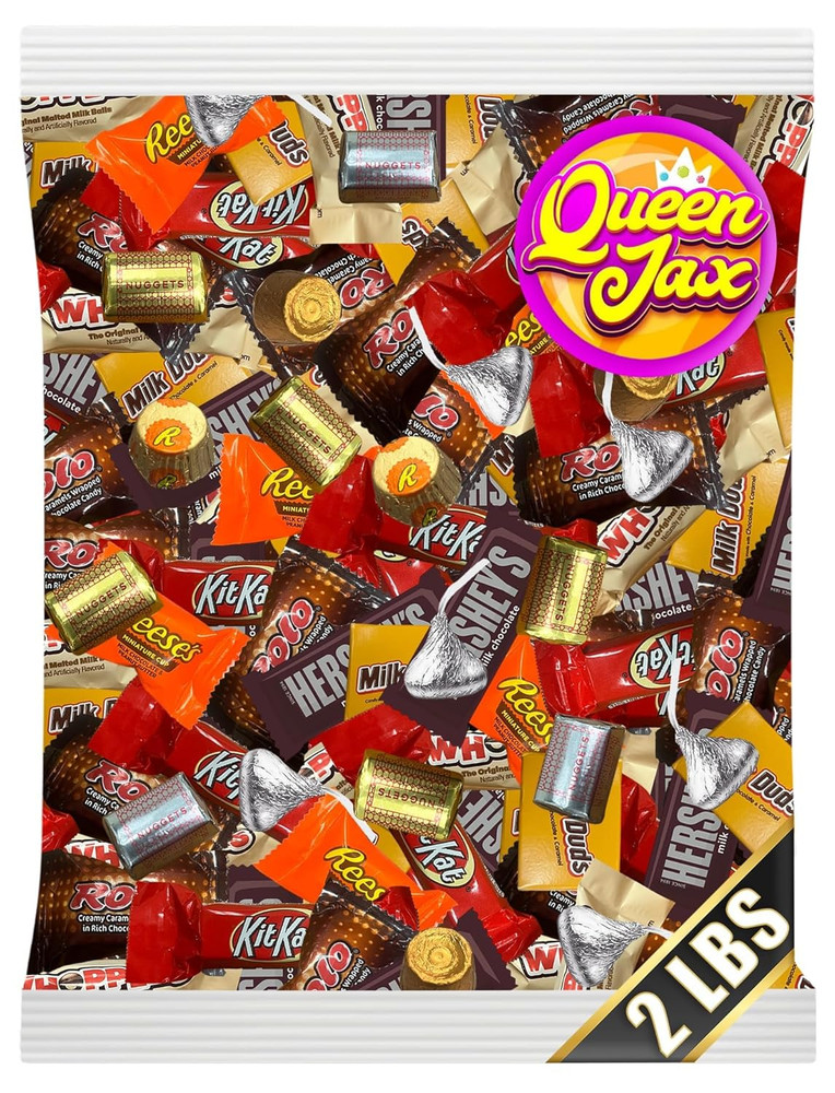 Assorted Chocolate Candy Variety Pack - 2 Lb Bulk Easter Candies Chocolate Mix -