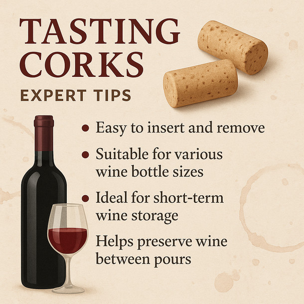 LD Carlson Tasting Corks (1000/Bag)