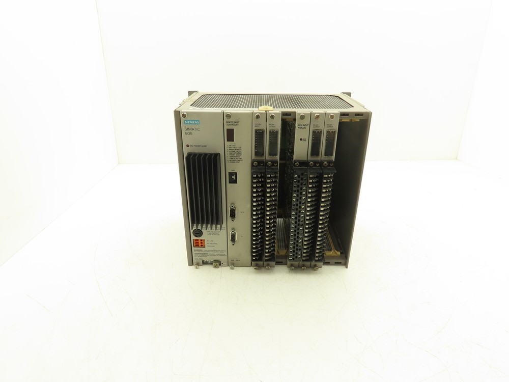 Siemens 505 PLC Chassis Rack PSU Base Controller I/O Modules