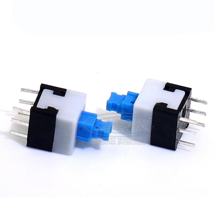 7x7mm / 8x8mm Micro Tactile Push Button Switch 6 Pin Latching Self lock On/Off