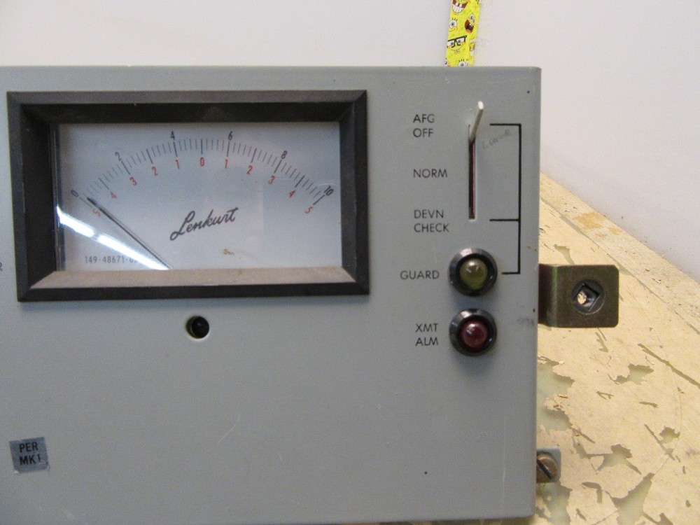 vintage lenkurt 48501-01 transmitter meter unit issue 4 m2 [2*V-9]