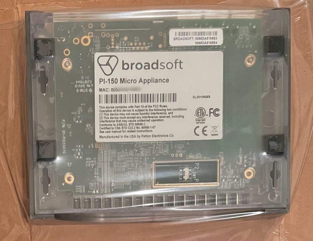 Broadsoft PI-150 Micro Appliance