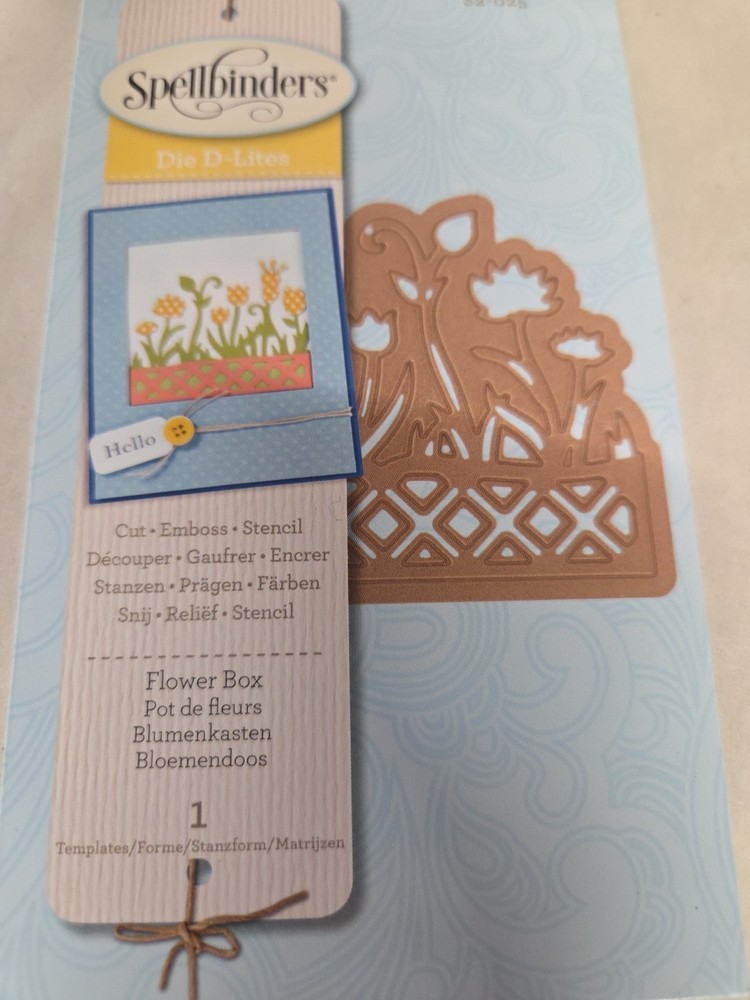 Spellbinders Dies Flower Box