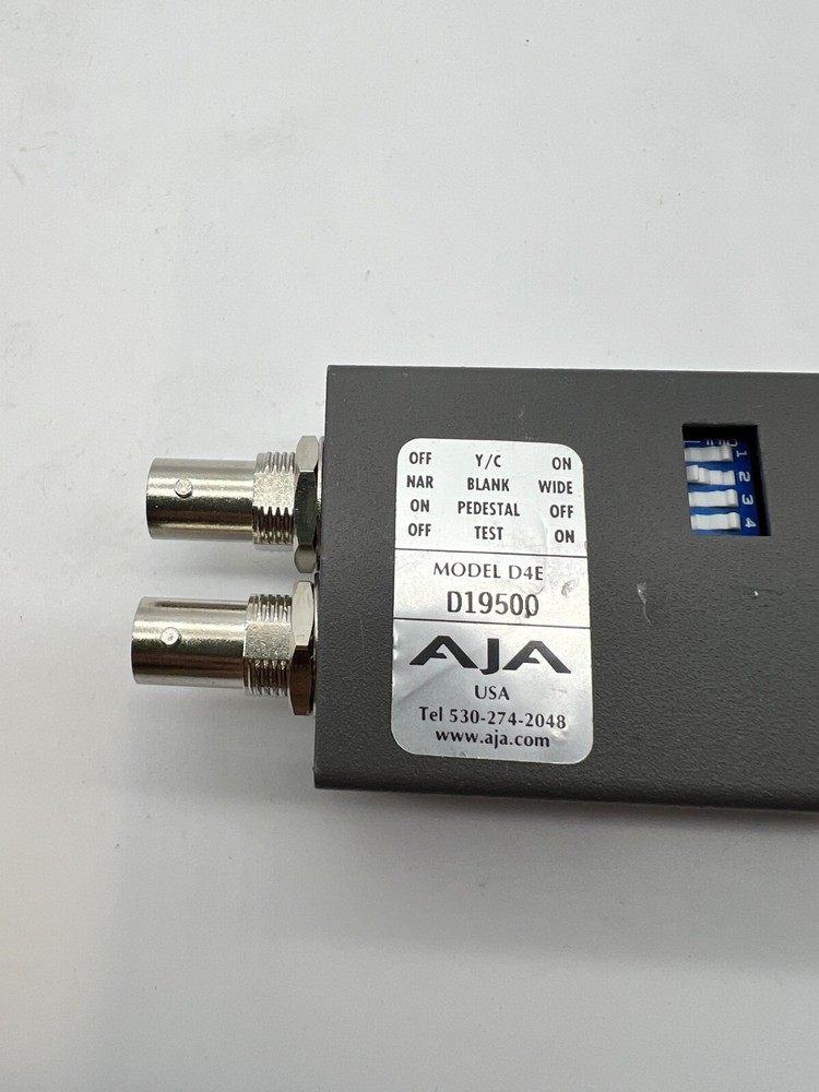 AJA D4E Serial Digital Video Encoder NO Power Supply
