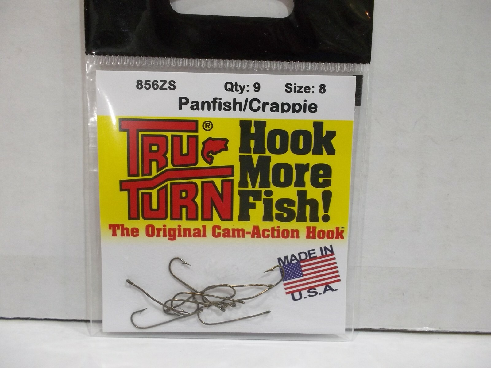 Tru Turn Panfish hooks 856ZS fishing hooks Made in USA choose your size!  NIP