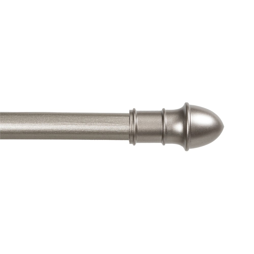 7/16” Diameter Adjustable Café Curtain Rod Set, 28-48" Adjustable Length