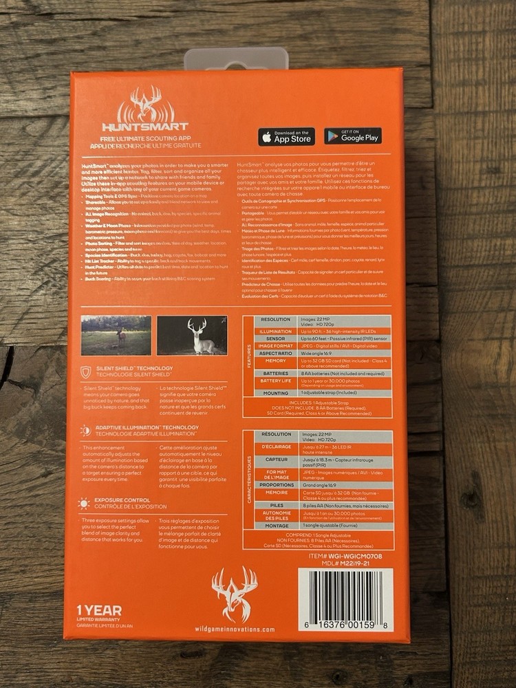 Wildgame Innovations Mirage 22MP Trail Camera (New In Box)