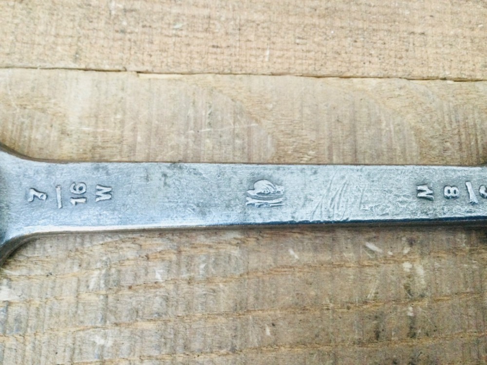 Snail Brand Large Open Ended Spanner - 7/16W x 3/8W