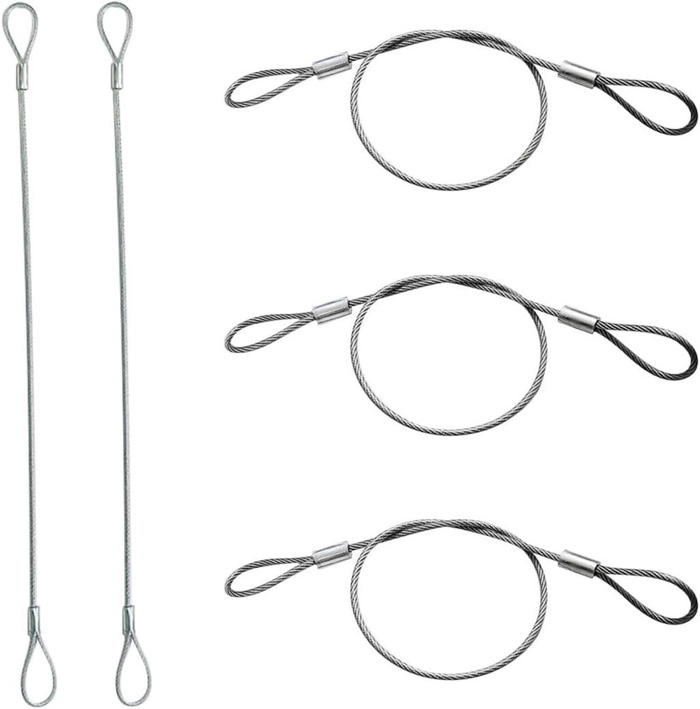 5 Pack Stainless Steel Luggage Lock Cables