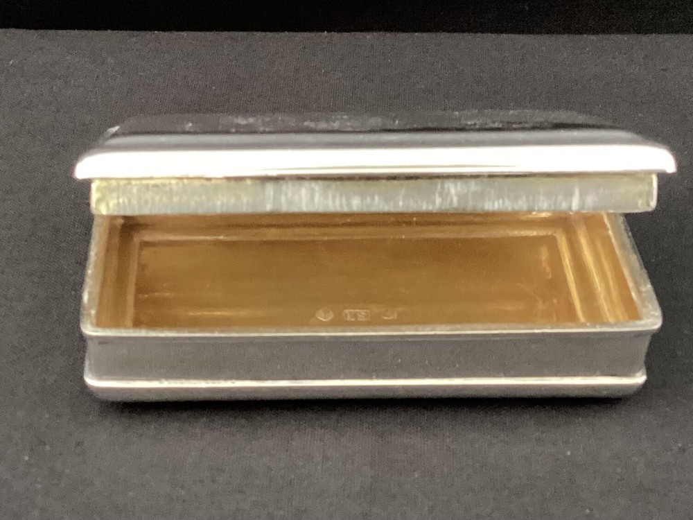 Sterling Silver Snuff Box