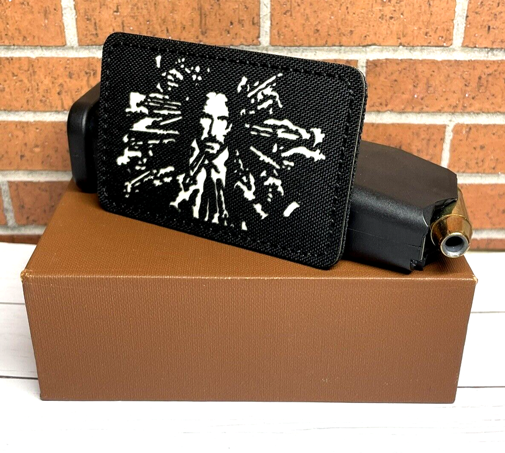 Tactical Patch - John Wick Patch - Glow in Dark Morale Wick Patch - Hook & Loop