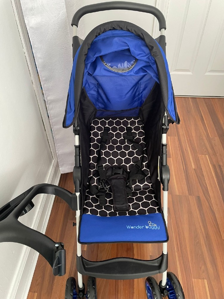 Wonder Buggy Ultra light Stroller with Reversible Handle BLUE