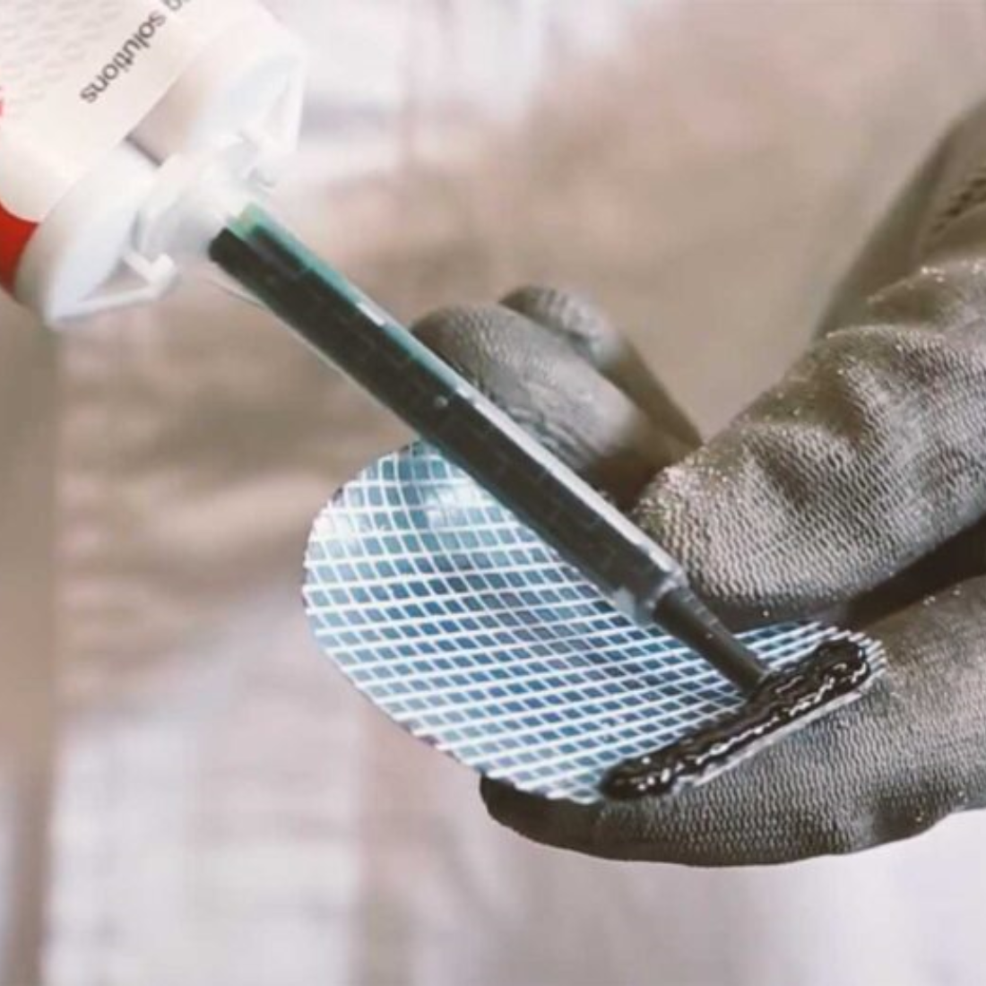 Polymix Black Automotive Rigid Plastic Repair & Adhesive Cartridge 200ml