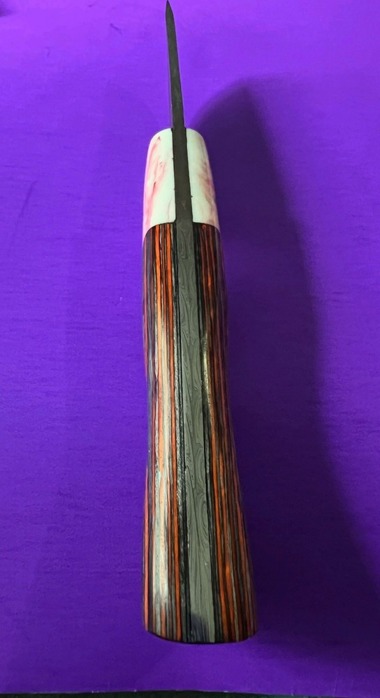 Custom hand forged Damascus steel