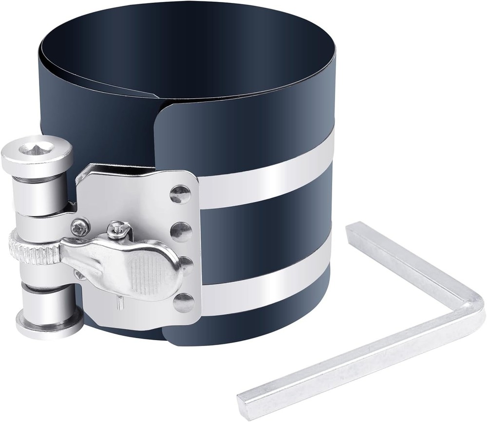 Adjustable Piston Ring Compressor & Installer Set for Car Engines