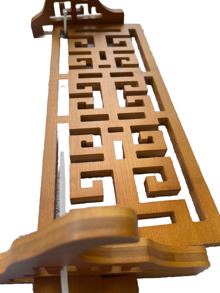 Classical Sword Holder Wall Mount Bamboo Samurai Sword 🗡️Rack Hanger Display