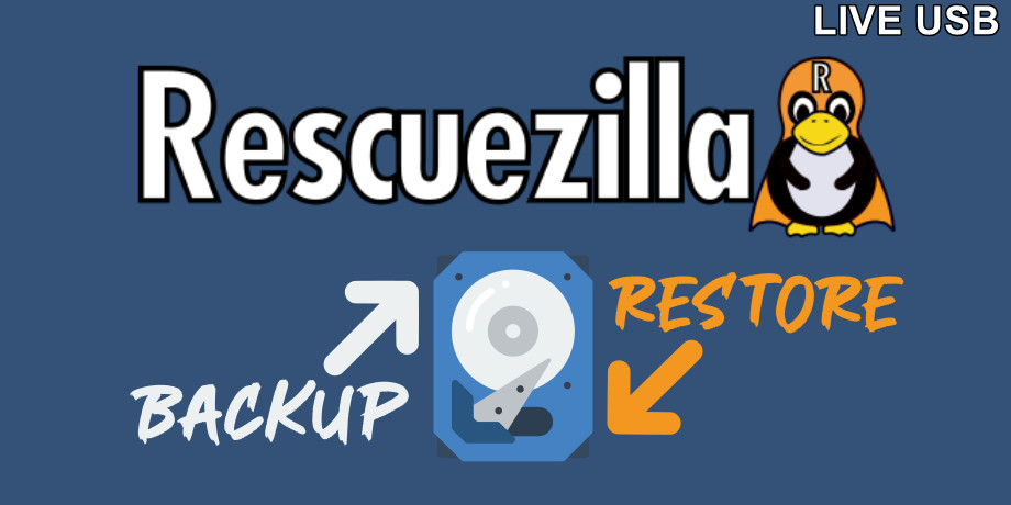 Rescuezilla Bootable LIVE USB - Disk Imaging - Backup/Restore - NEW - USB