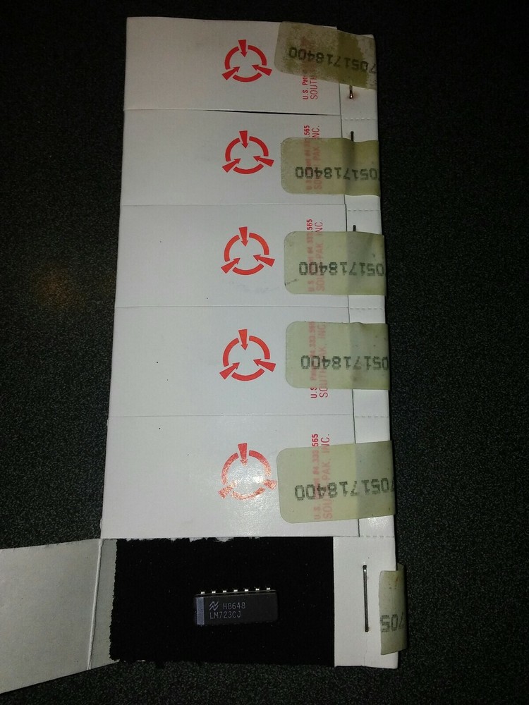 6 WILLIAMS / DATA EAST PINBALL MACHINE /ARCADE VOLTAGE REGULATOR CHIP LM723CJ