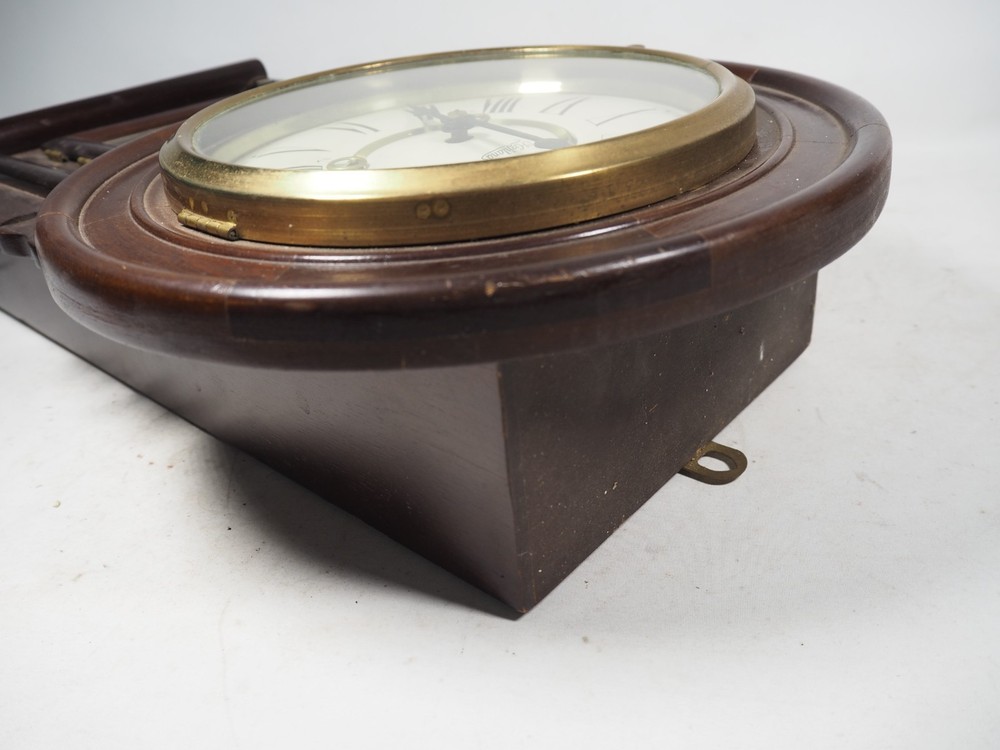 Vintage Highlands Mechanical Regulator Wall Clock With Pendulum