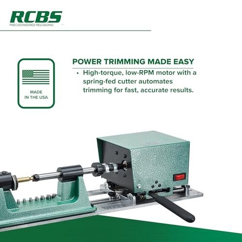RCBS 90367 Trimpro 2 Kit, Power with Spring Shellholder