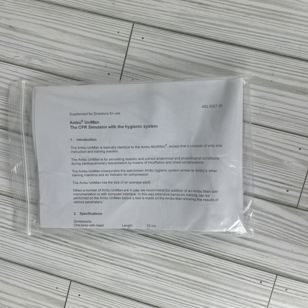 Ambu training CPR Multiman manikin With Hygienic System-BILL