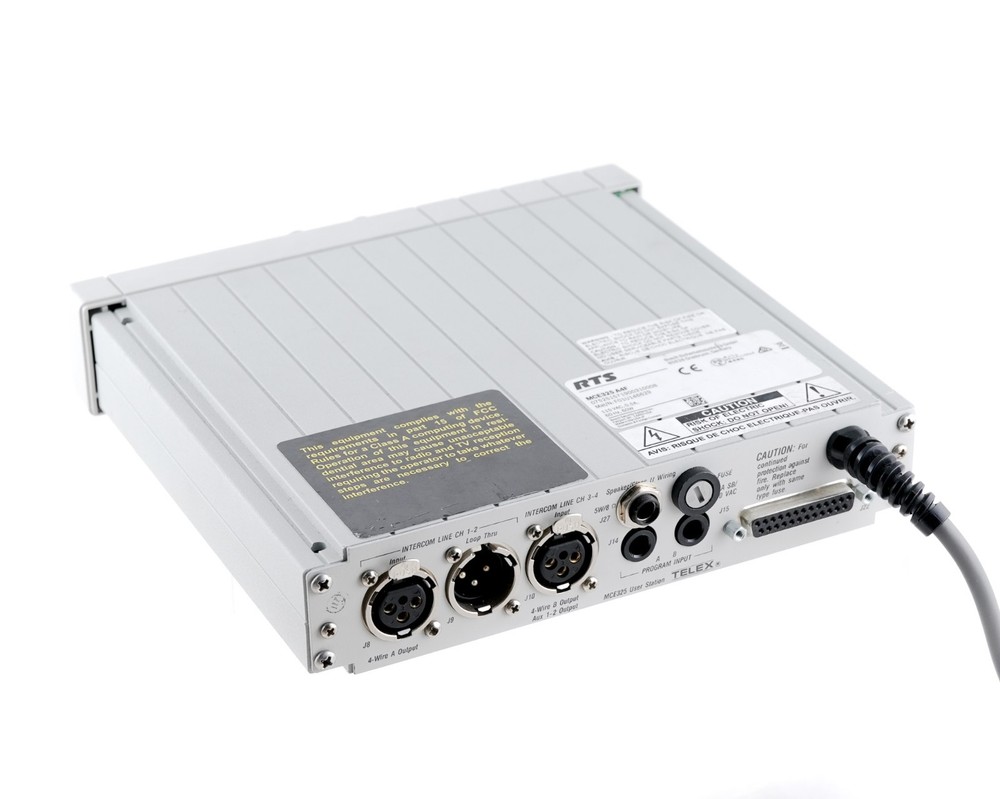RTS Telex MCE-325 Programmable 2 to 4-Channel Intercom User Station A4F