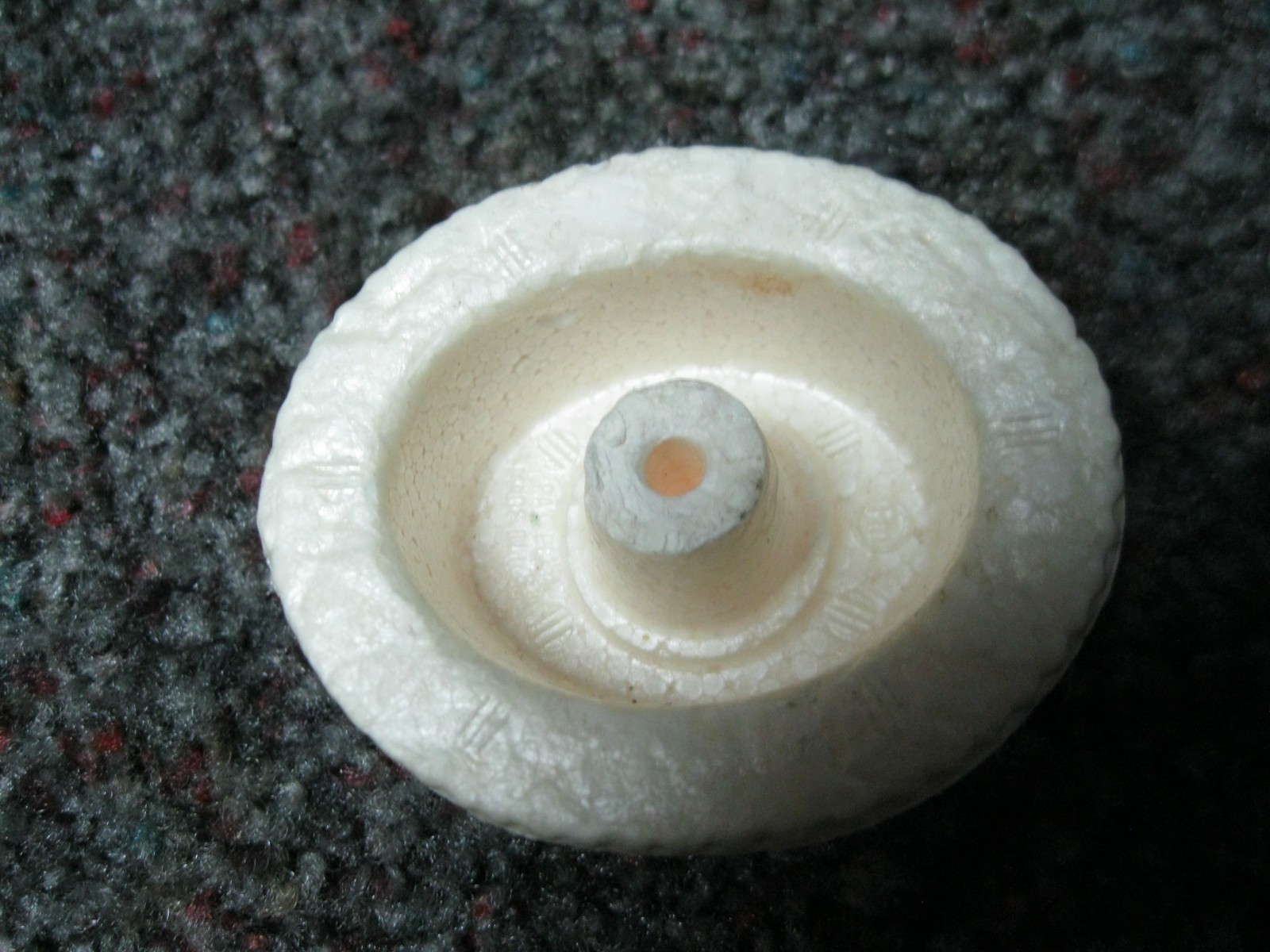 Vintage Farrell's Ice Cream Antenna Topper Styrofoam Straw Hat Advertising