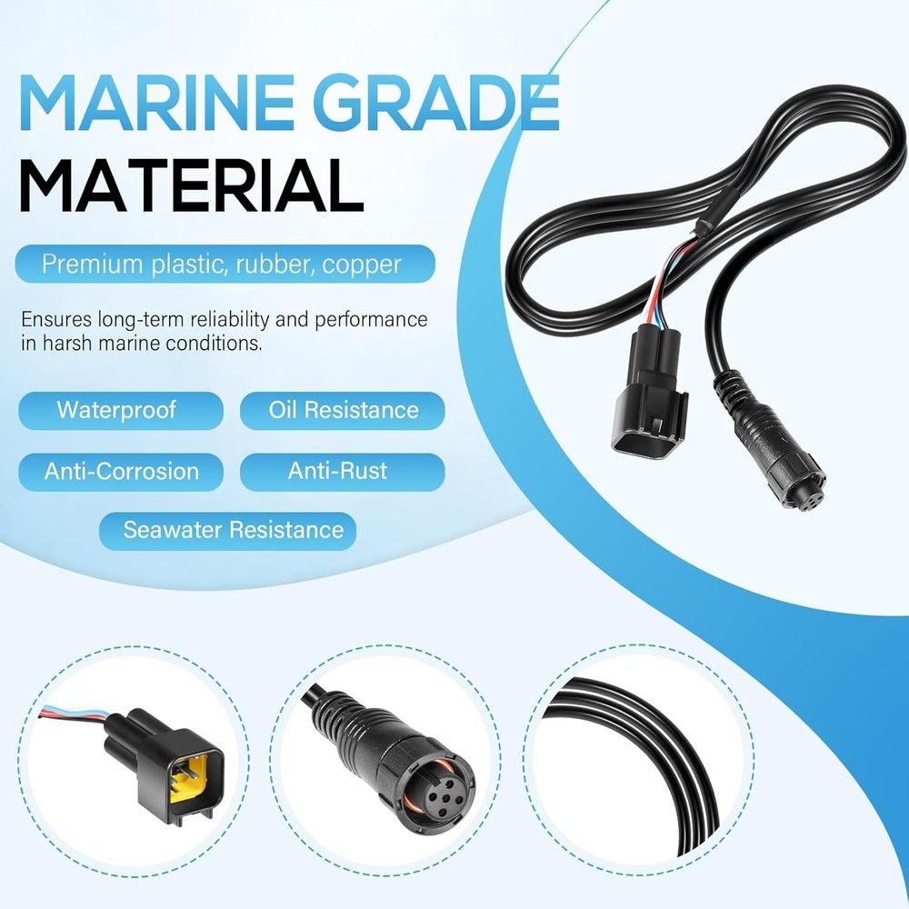 for Garmin Yamaha Engine Bus to J1939 Adapter Cable For GPSMAP Chartplotters