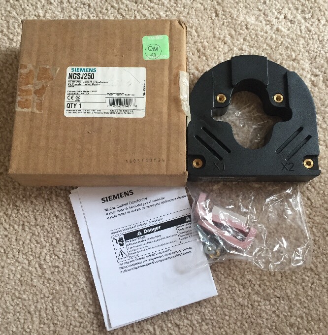 Siemens NGSJ250 Neutral Current Transformer