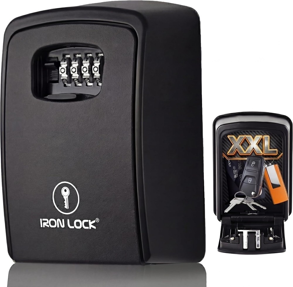 Outdoor Security Key Safe 4 Digit Combination Wall Mounted Key Lock Box