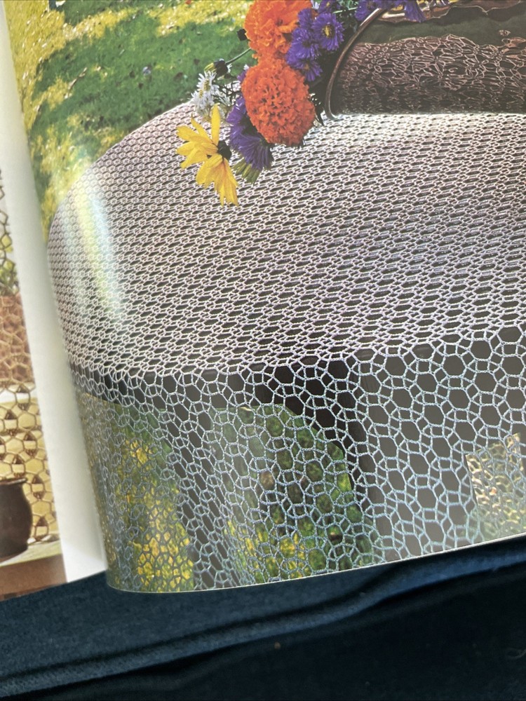 DMC Crochet Thread Pattern Book Curtains-tablecloths-placemats Patterns