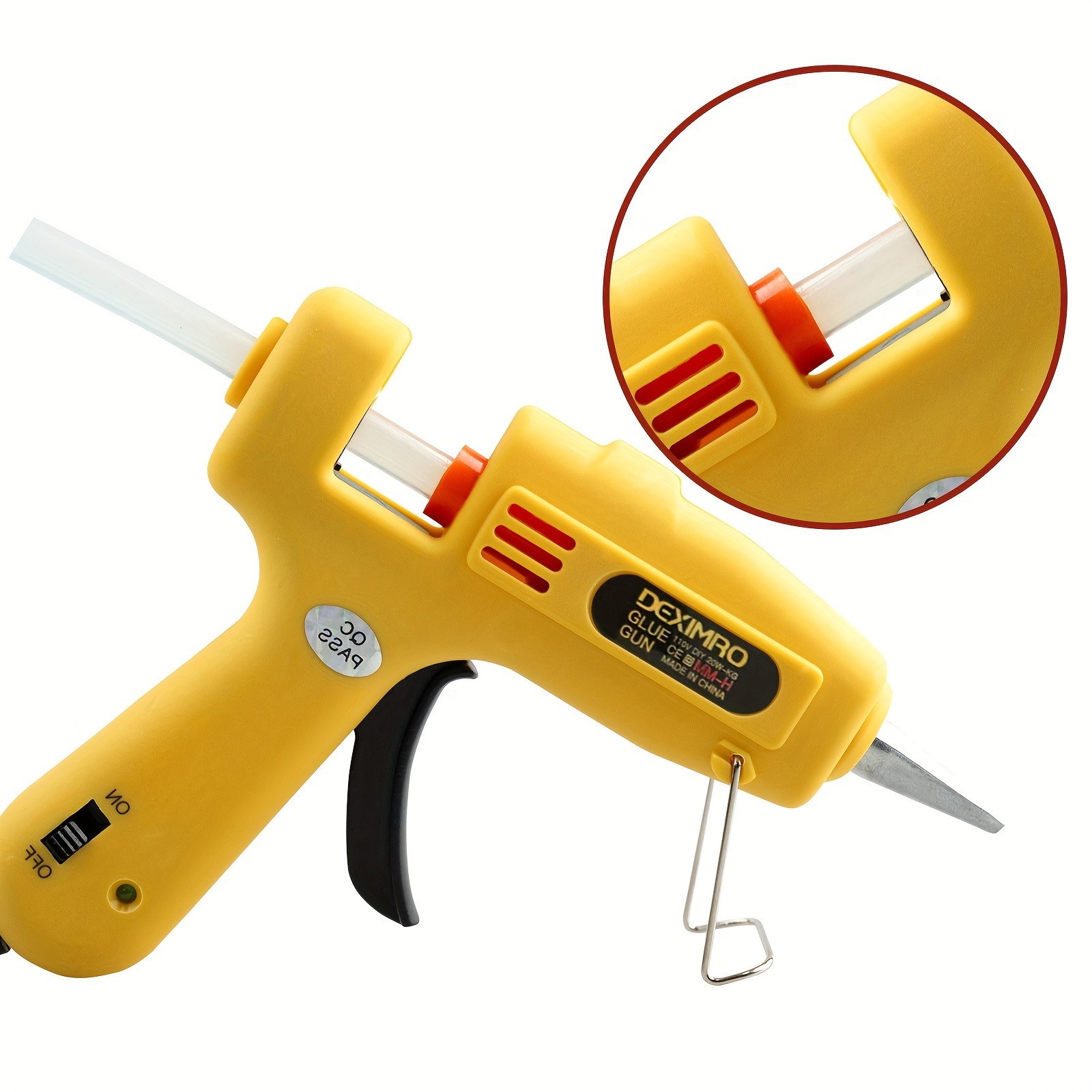 Drip-Proof Hot Glue Gun - High Temp for DIY, Crafts & Home Repairs