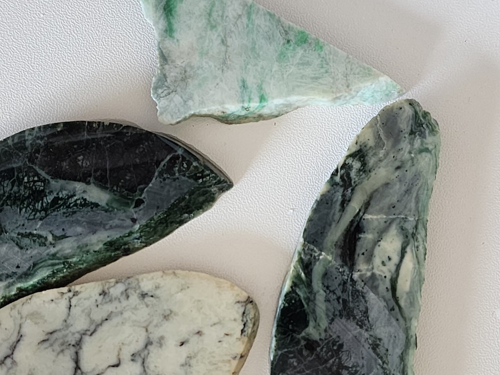 Nephrite Jade Lapidary Slabs