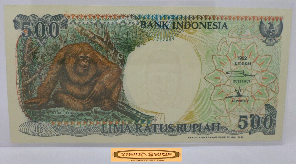 1992 Indonesia 500 Rupiah - #P42949NQ
