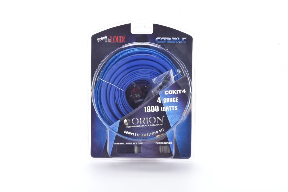 Orion 4 Gauge Complete Amplifier Kit with Soft Rubber Components - COKIT4
