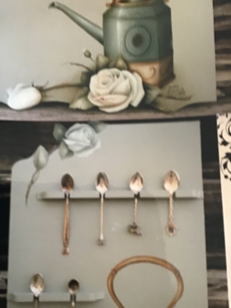 Spoon Rest And Roses Paint Pattern Pack