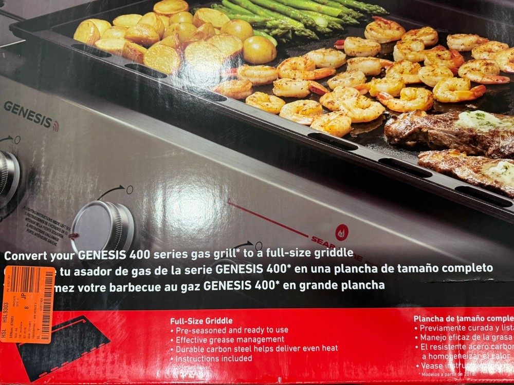 Weber Genesis 400 Series Rust-Resistant Griddle Insert