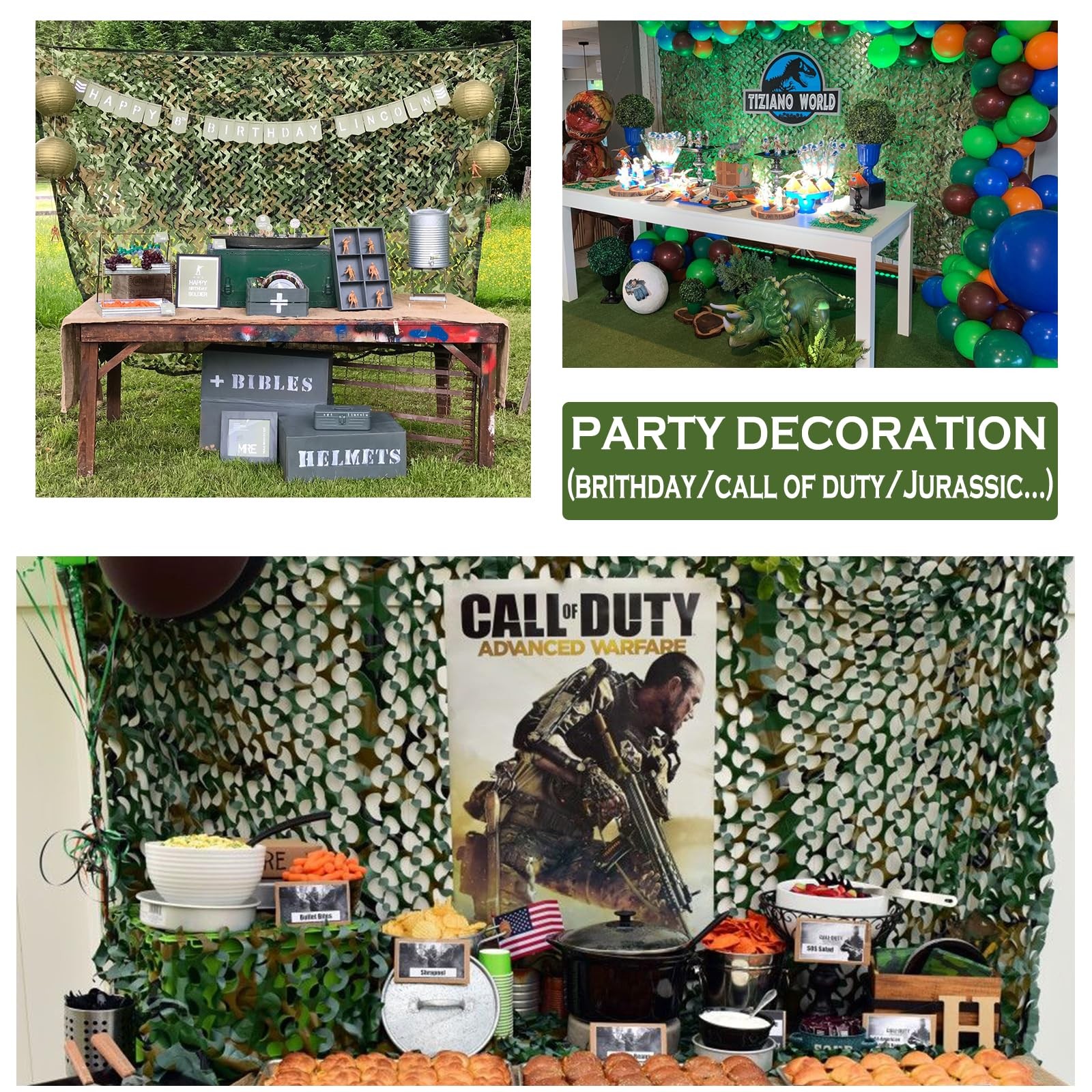 13x20ft Camping Camouflage Netting Military Camo Sunshade Mesh Hunting Car Cover