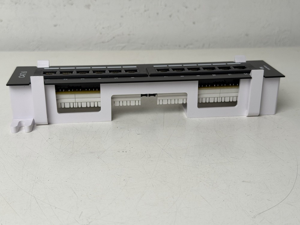 Cable Matters 12 Port CAT6 Universal Patch Panel Wall