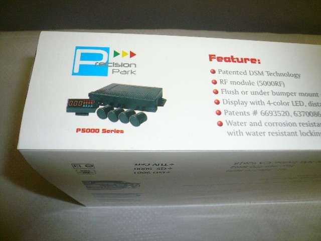 PRECISION PARK P5000 WIRELESS REVERSE PARKING DETECTION SYSTEM 4-SENSORS